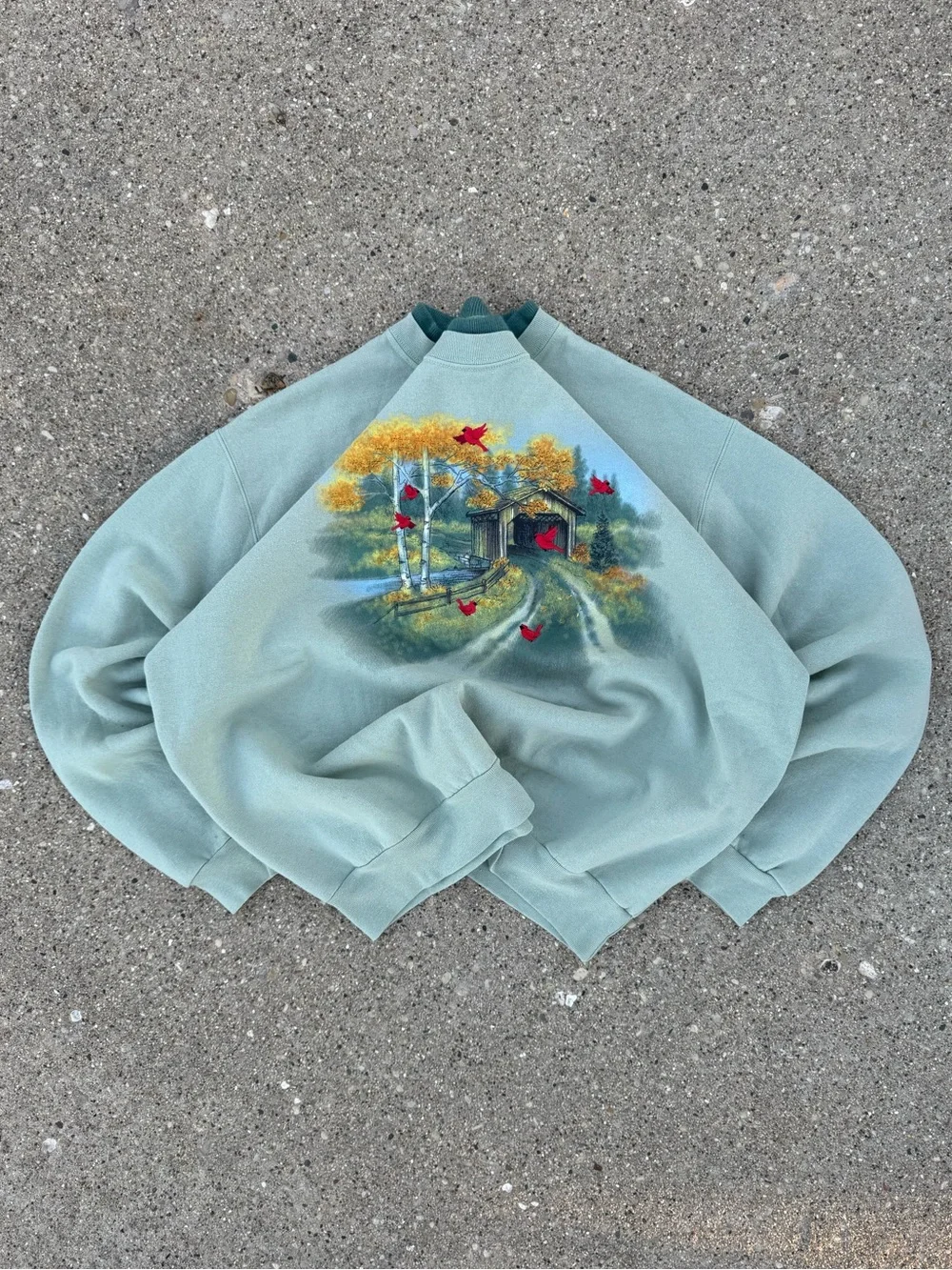 Vintage Country Nature Crewneck Sweater - Picture 1 of 3
